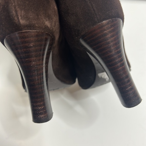 Franco Sarto Limber Brown Booties 6.5M Heel - Picture 5 of 7
